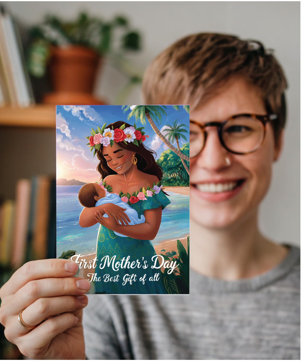 first mother's day, the best gift of all Pacific Islander mother