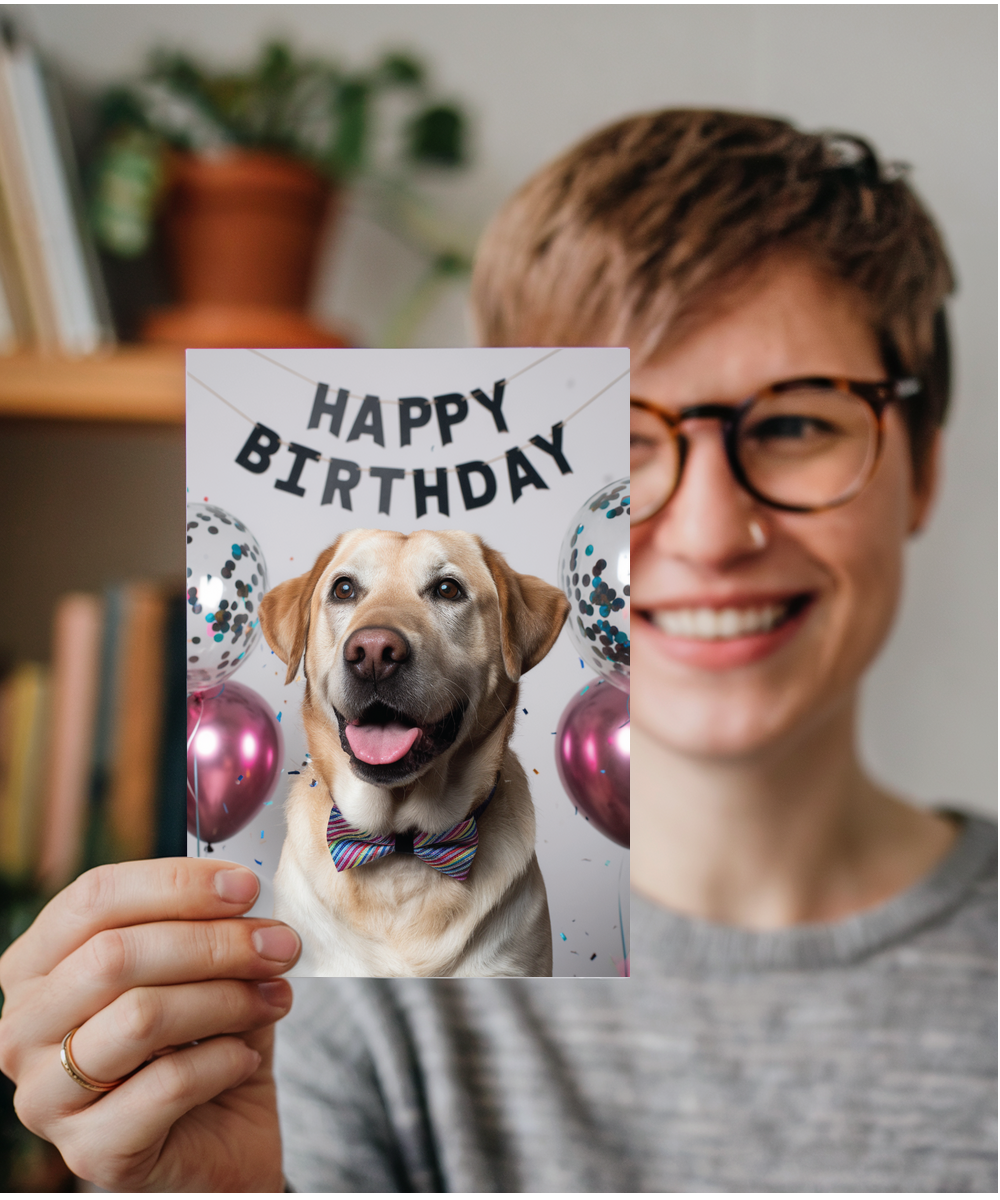 Golden Labdrador Happy birthday