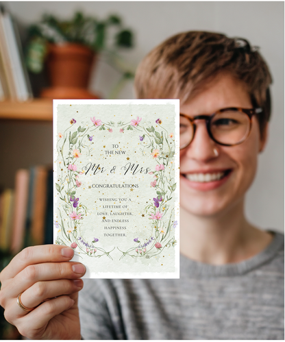 A5 To the new Mr & Mrs