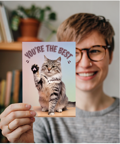 You're the Best with Cat Giving a High Five