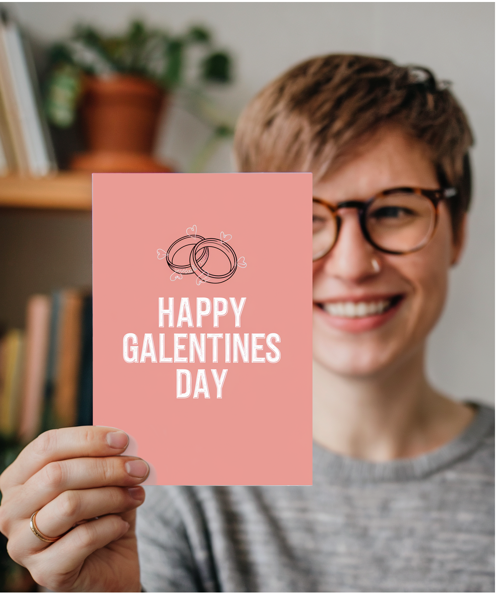Happy Galentines Day Card Best Friends