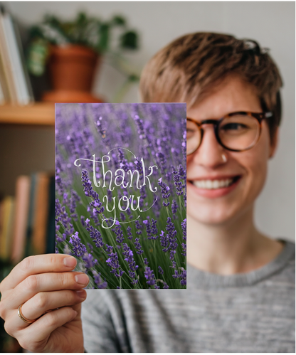 Thank You - Lavender Fields