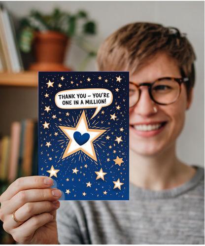 Thank You Card You're One in a Million