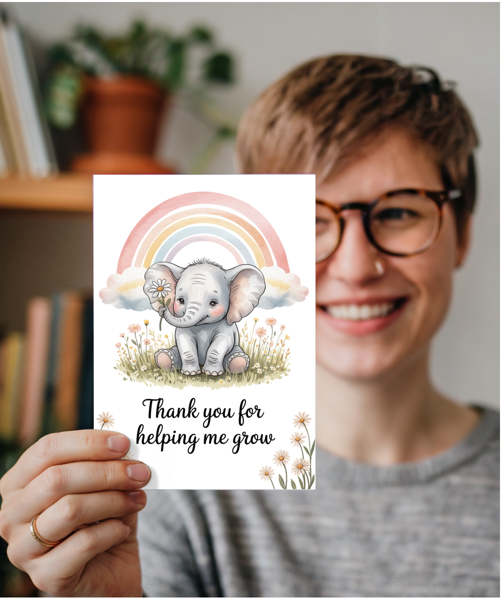 Thank you for helping me grow