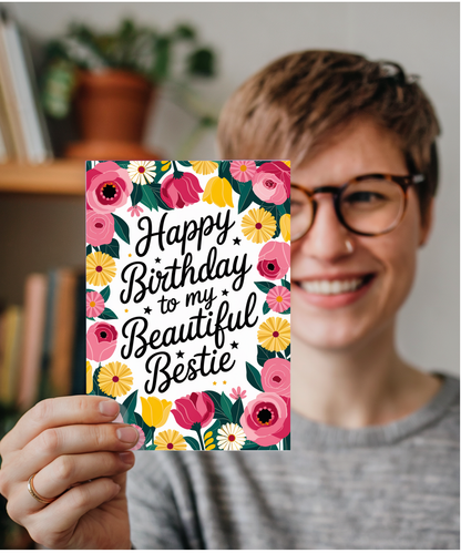 Happy Birthday to My Beautiful Bestie Design
