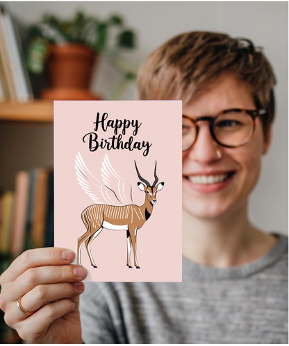 Birthday Card Impala with wings