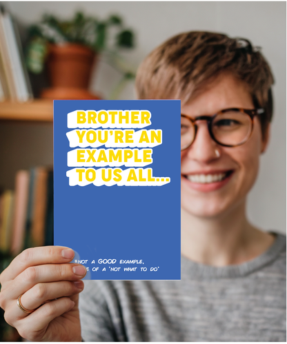 Brother you are an example to us all