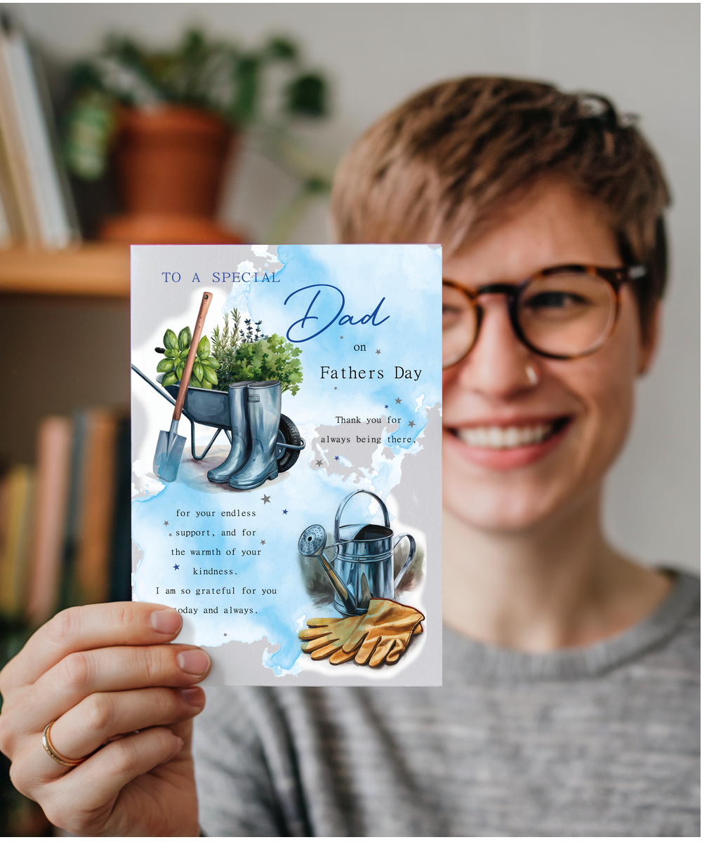 To a Special Dad Gardening Theme