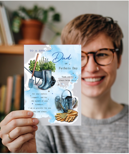 To a Special Dad Gardening Theme