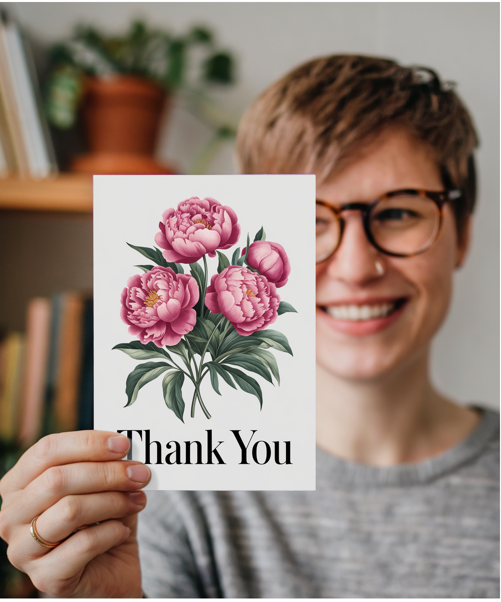 Thank You - Pink Peony Bouquet