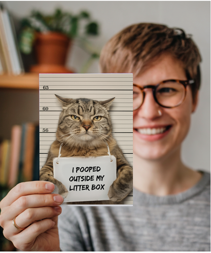 naughty tabby cat