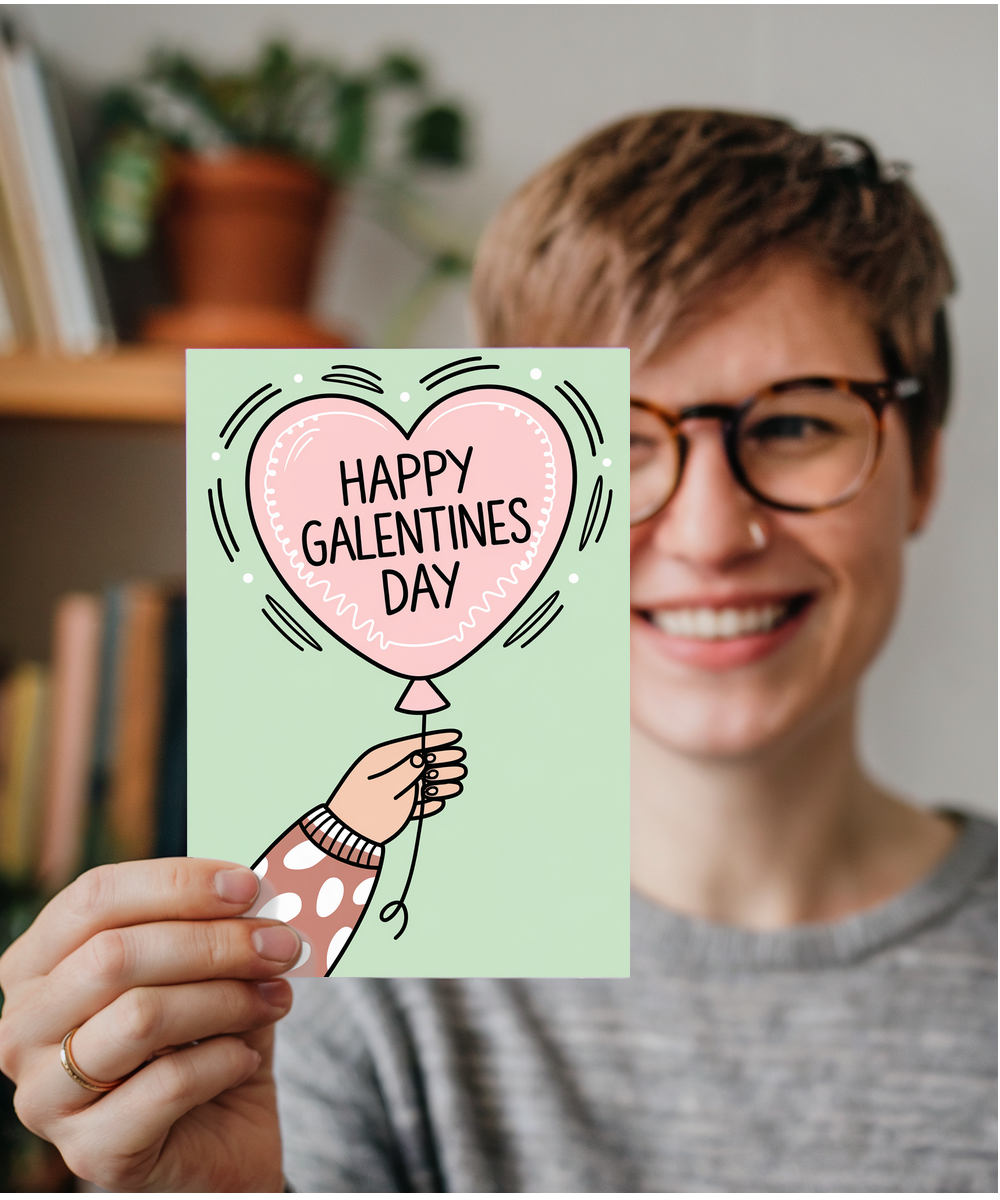 Happy Galentines Day Card girlfriend bff