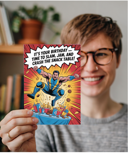 happy birthday card it's your birthday time to slam