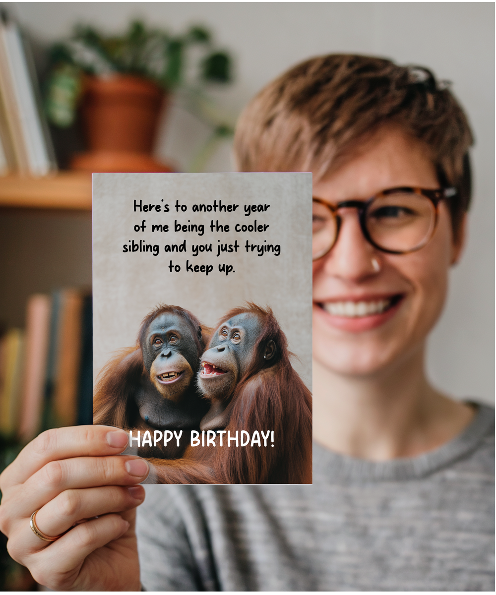 Here's to another year of me being the cooler brother