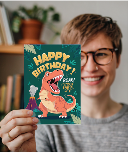 happy birthday! Roar, it's your special day