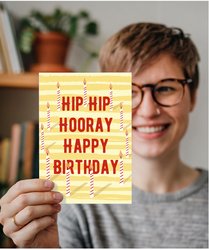 Birthday Card Hip Hip Hooray its Your Birthday