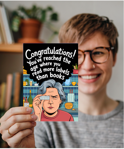 Congratulations Read More Labels Than Books