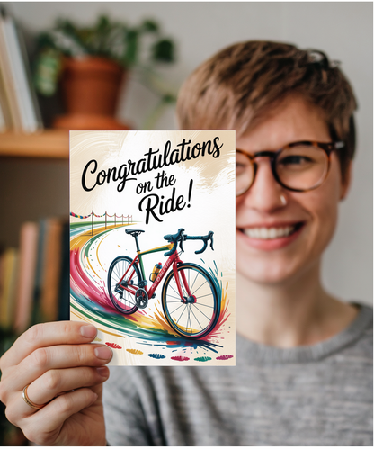 congratulations on the ride