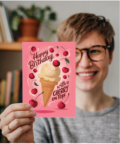 Happy Birthday with a cherry on top
