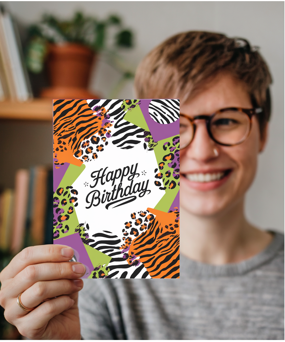Abstract Animal Prints in Bright Colors