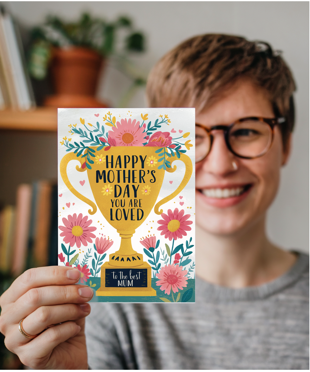 Happy mother's day, you are loved trophy
