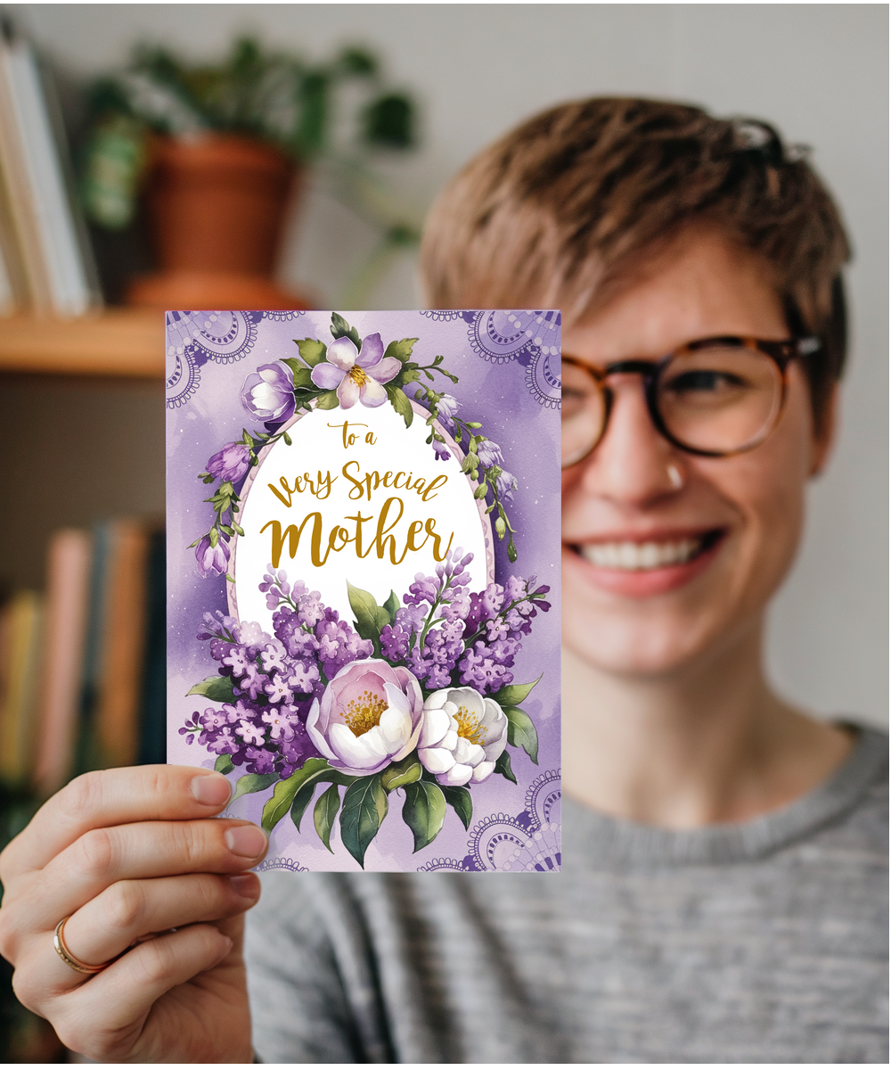 Violet Theme for a Very Special Mother