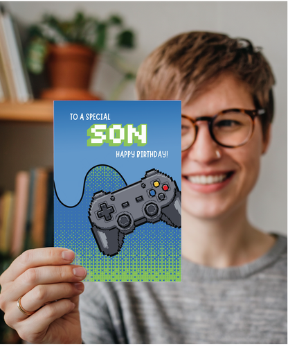To a special son, happy birthday gaming