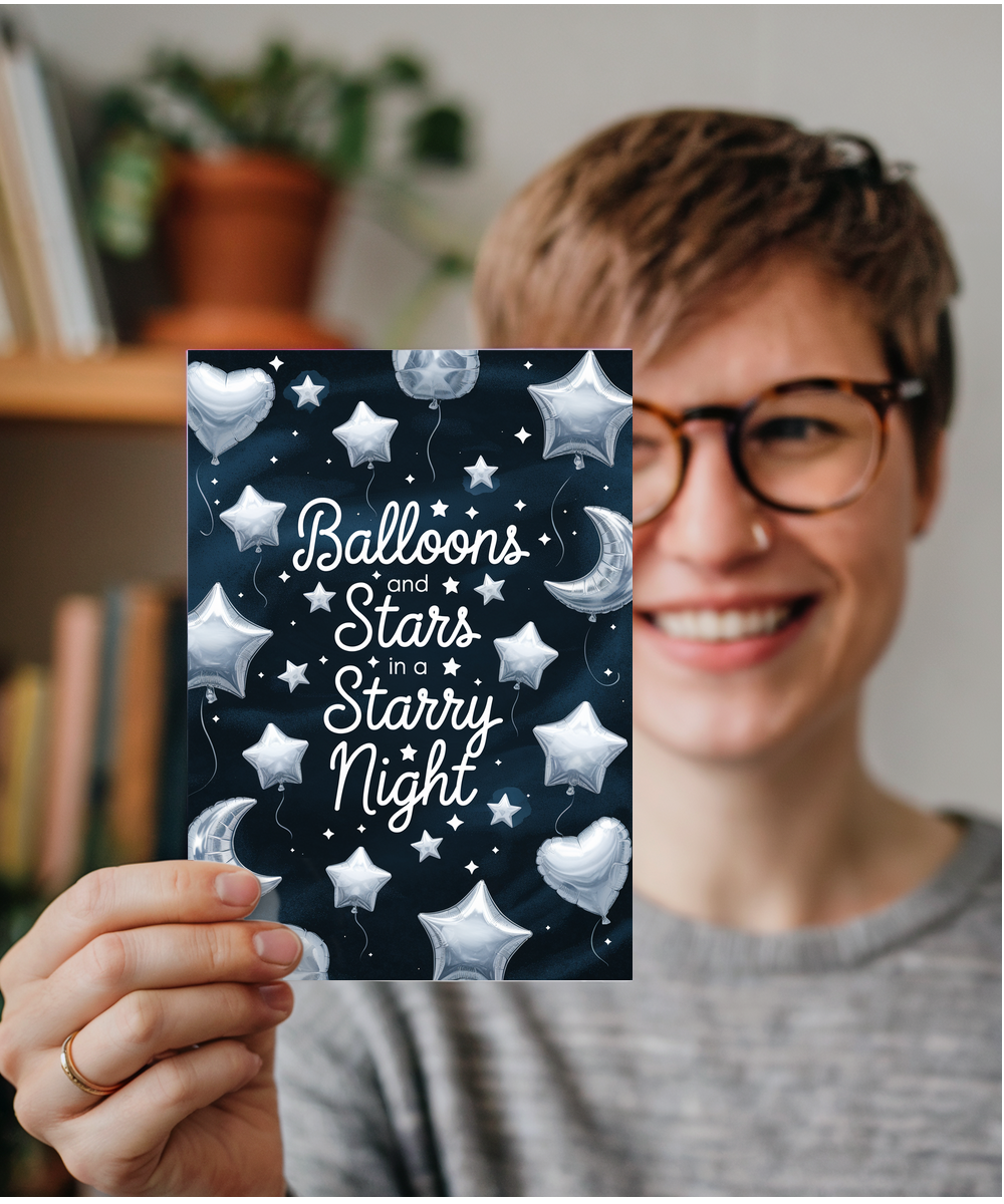 Balloons and Stars in a Starry Night
