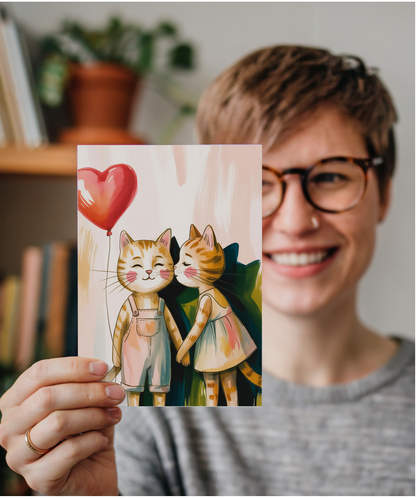 Valentines Kitties in love