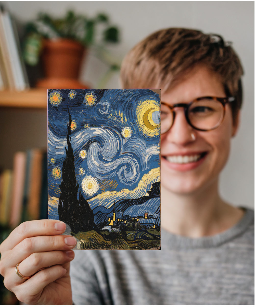 Van Gogh style Card