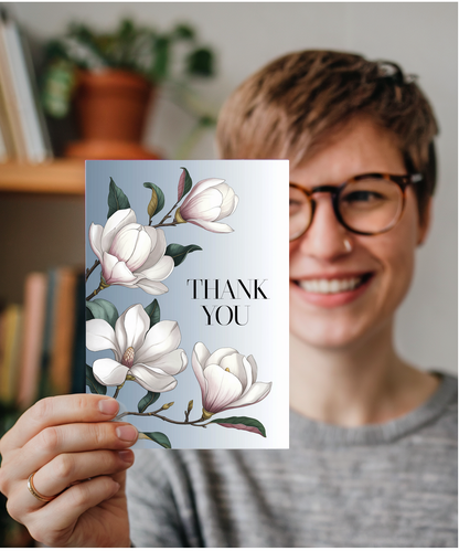 Thank You - Magnolia Blossoms