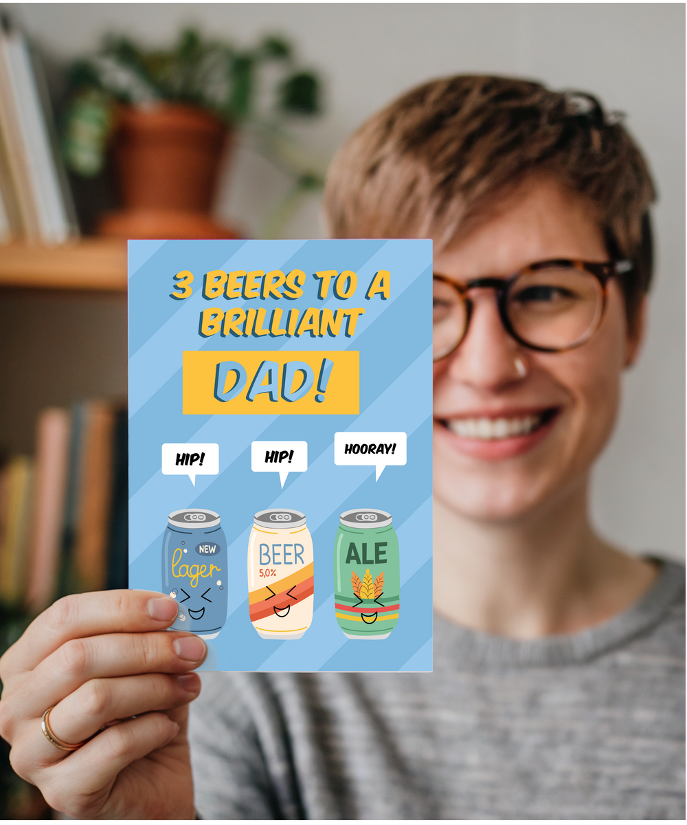 Father's Day 3 beers to a brilliant dad