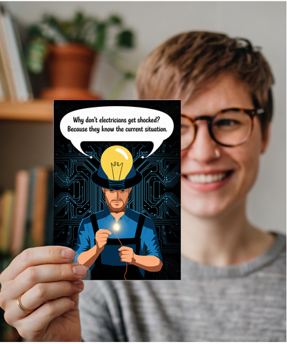 Why don’t electricians get shocked? Because they know the current situation.