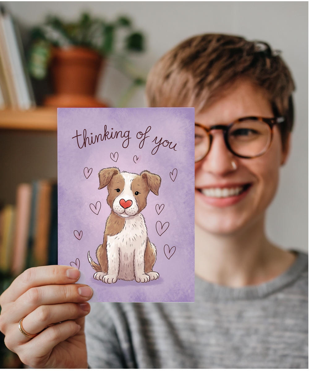 Thinking of You - Puppy with a Heart