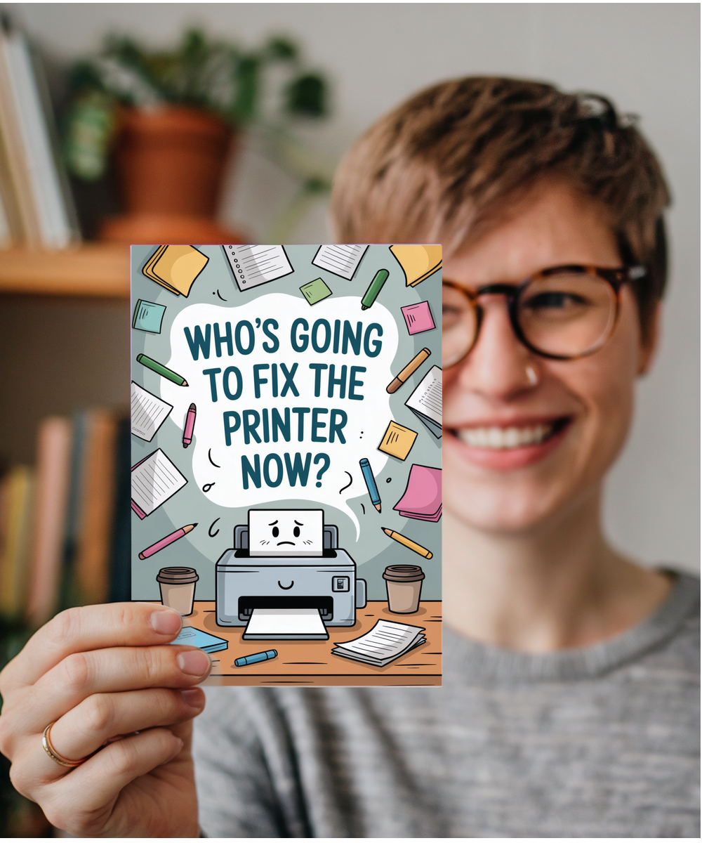 Whose going to fix the printer now