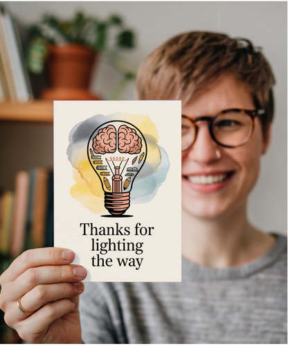 Thank you for always lighting the way lightbulb