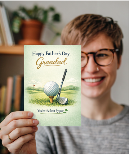 Happy Father's day grandad, You're the best by par