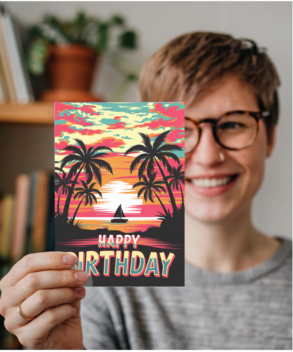 Tropical Palms and Sunset Vibes