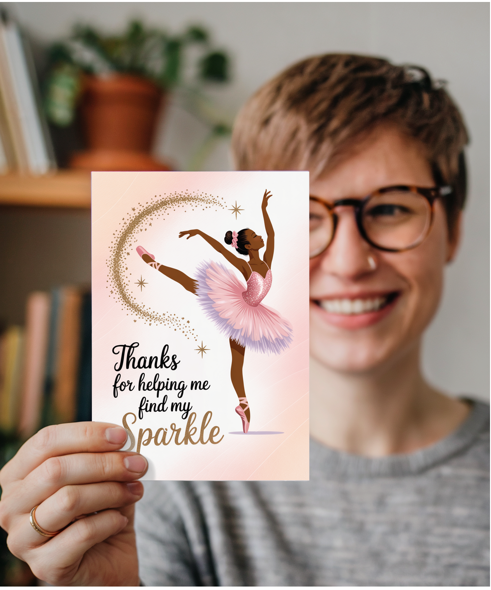 Thanks for helping me find my sparkle dark