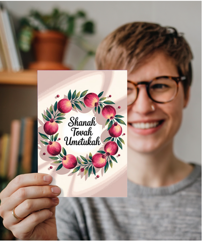 Shanah tova umektukah wreath