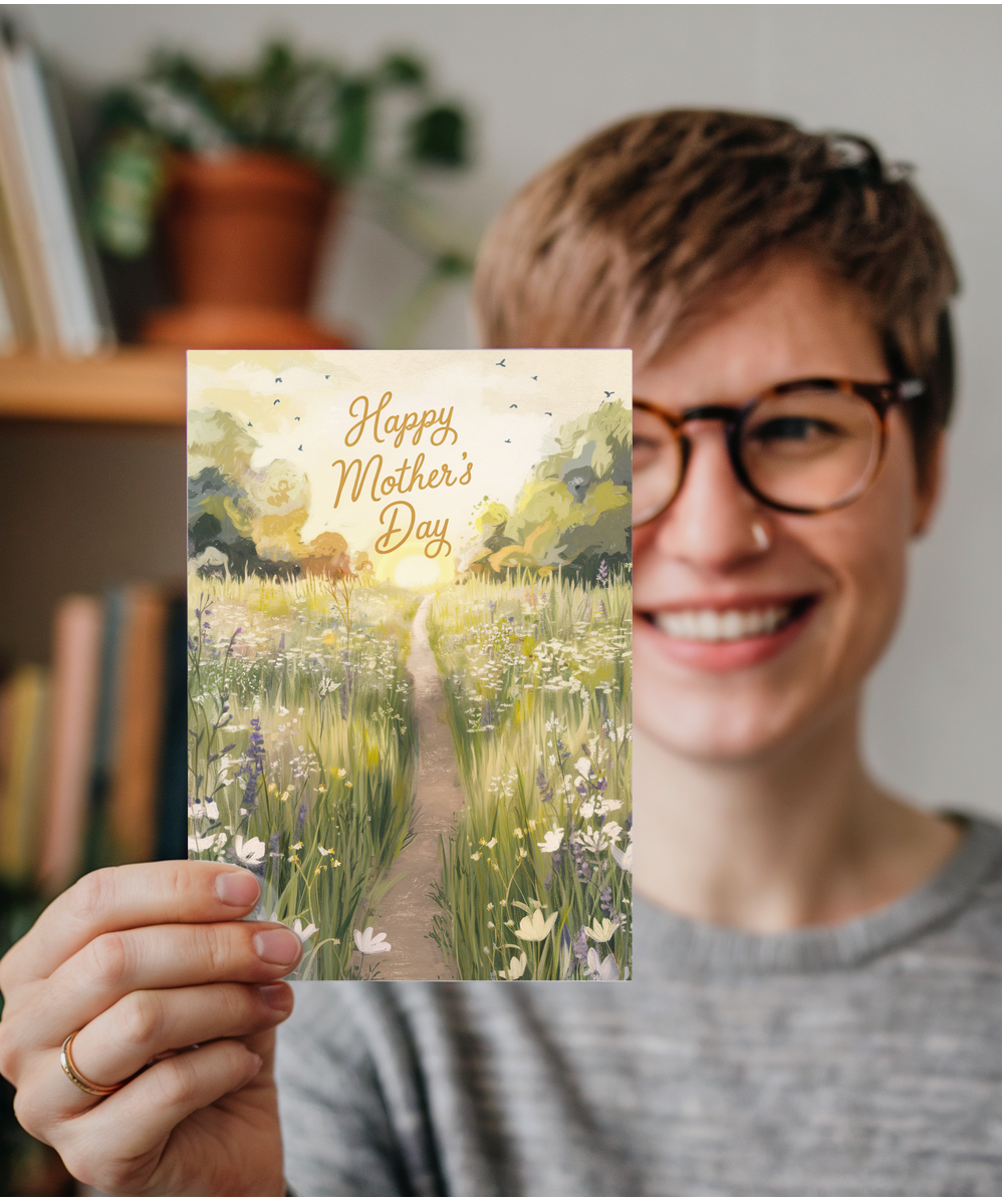 Happy Mothers Day Spring Dawn Painting