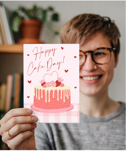 Happy Birthday pink cake day