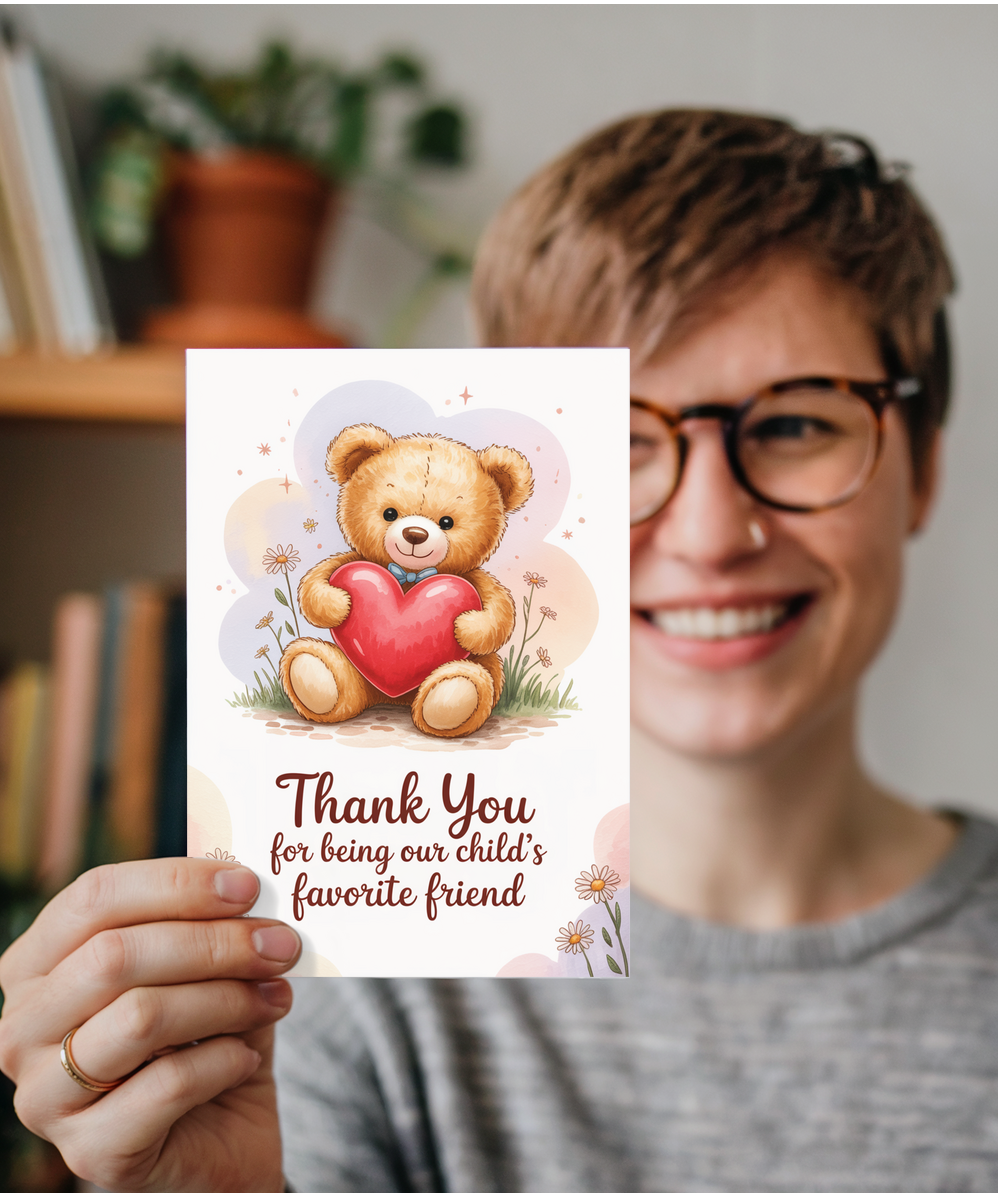 Thank you for being our child favourite friend