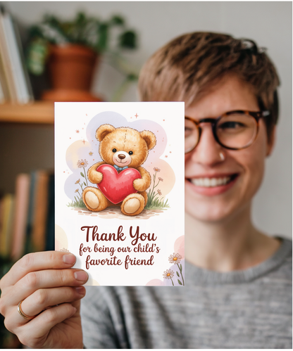 Thank you for being our child favourite friend