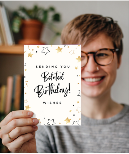 sending you belated birthday wishes