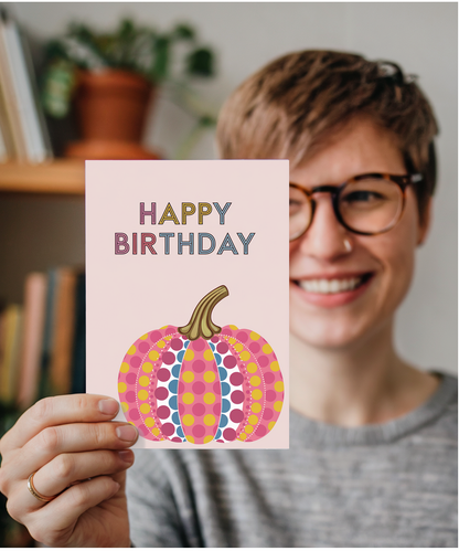 Happy Birthday card Kusama for her