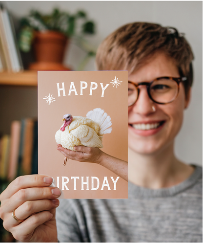 Happy Birthday Card Mini Turkey glamorous