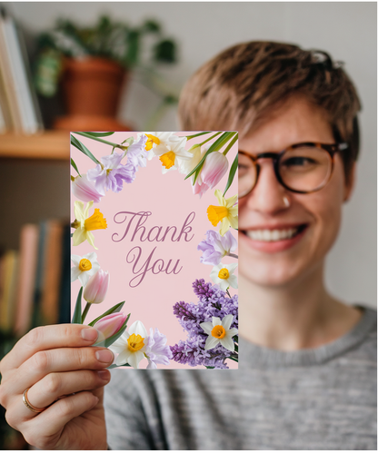 Thank You - Mixed Spring Blooms