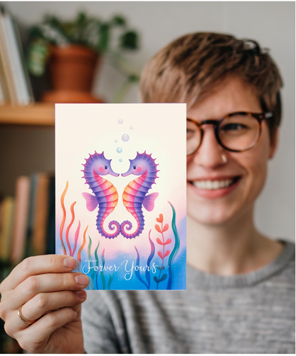 Valentines Seahorses Forever yours