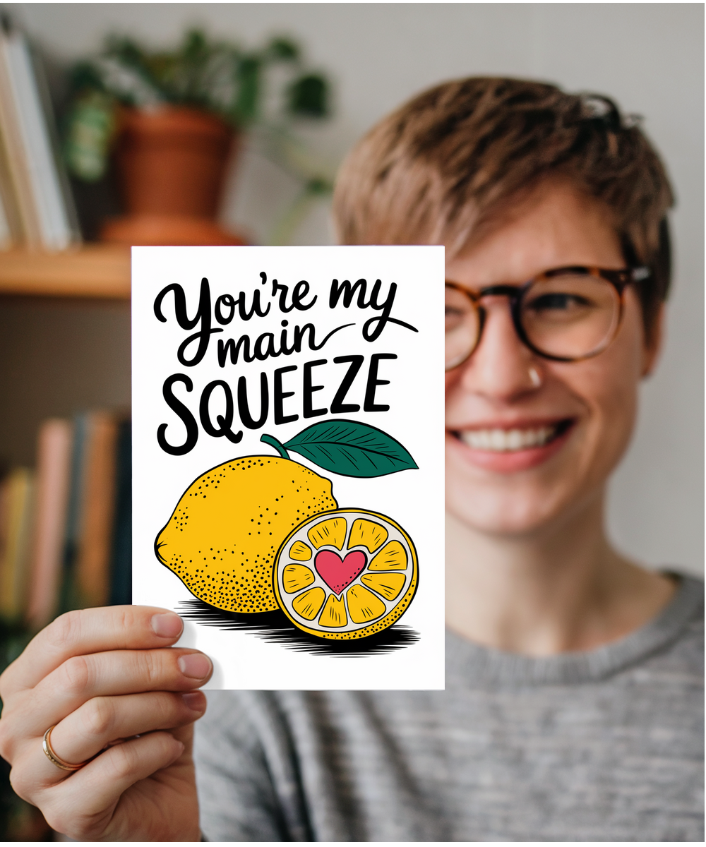 You’re my main squeeze Greeting Card